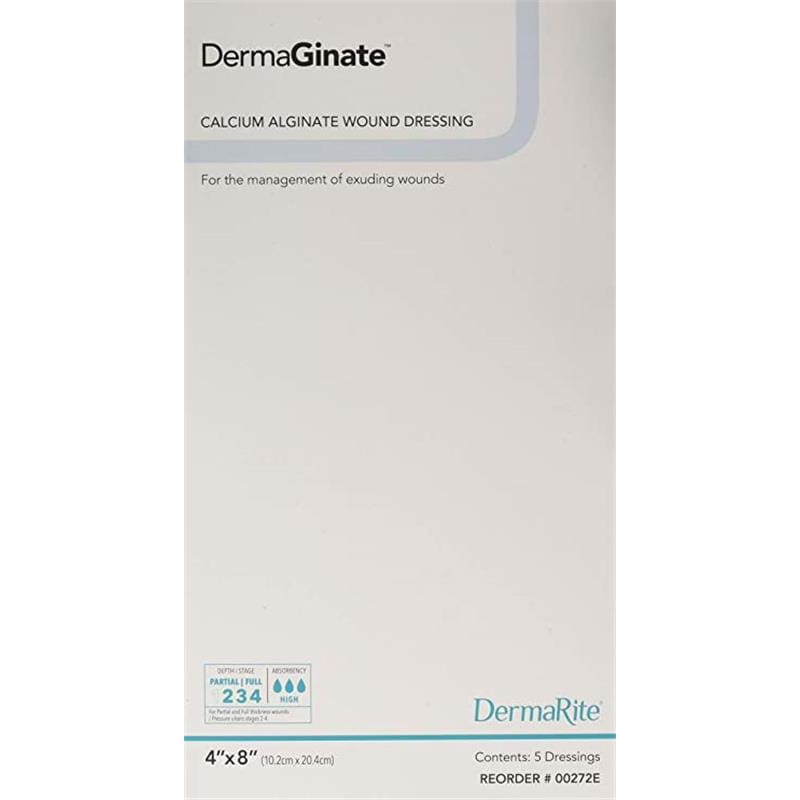 Dermarite Dermaginate Dressing 4 X 8, Box of 5 | ShelHealth
