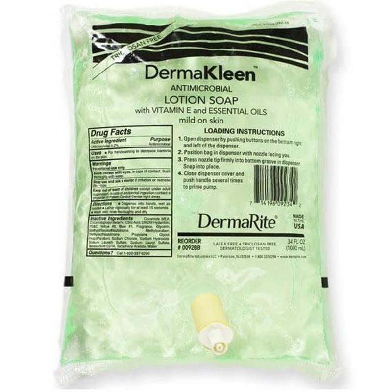 Dermarite Dermakleen Antimicrobial Soap 1000Ml Case of 10 - Item Detail - Dermarite