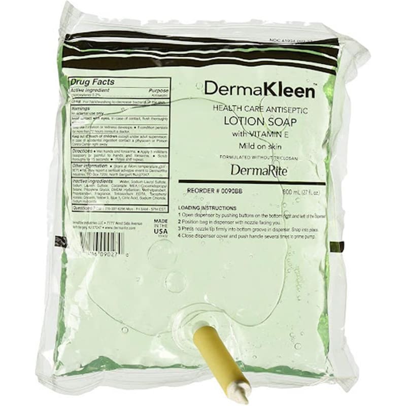 Dermarite Dermakleen Antimicrobial Soap 800Ml Case of 12 - Skin Care >> Body Wash and Shampoo - Dermarite