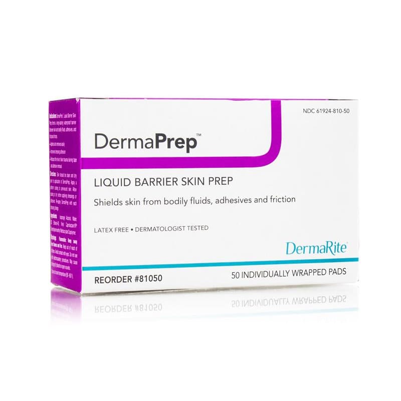 Dermarite Dermaprep Skin Prep Pads Box of 50 (Pack of 3) - Nursing Supplies >> Prep Pads - Dermarite