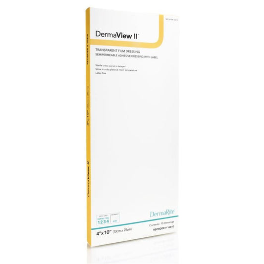 Dermarite Dermaview Film Ii 4 X 10 Box of 10 - Wound Care >> Advanced Wound Care >> Film Dressings - Dermarite