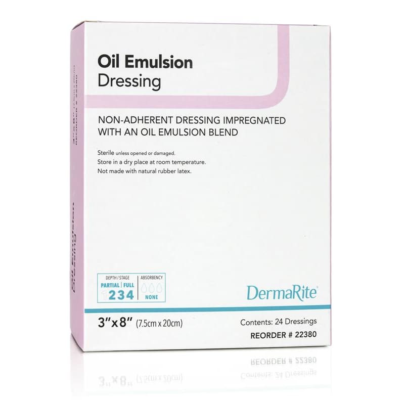 Dermarite Oil Emulsion Dressing 3 X 8 Box of 24 - Item Detail - Dermarite