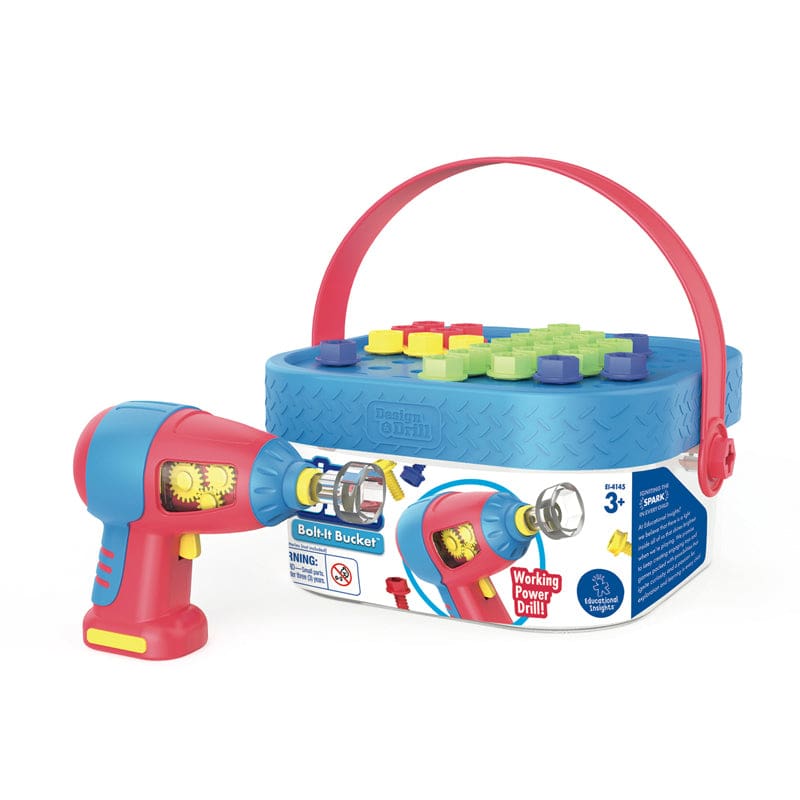 Design & Drill Bolt It Bucket - Pretend & Play - Learning Resources