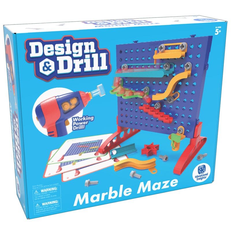 Design & Drill Make-A-Marble Maze - Blocks & Construction Play - Learning Resources
