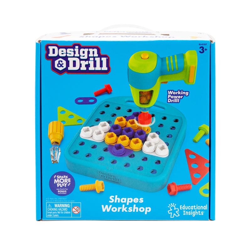 Design & Drill Shapes Workshop (New Item With Future Availability Date) - Blocks & Construction Play - Learning Resources