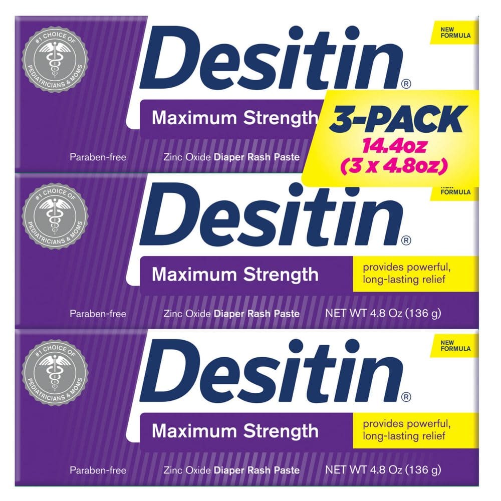 Desitin Maximum Strength Diaper Rash Paste (4.8 oz. 3 pk.) - HSA & FSA - Baby Care - Desitin Maximum
