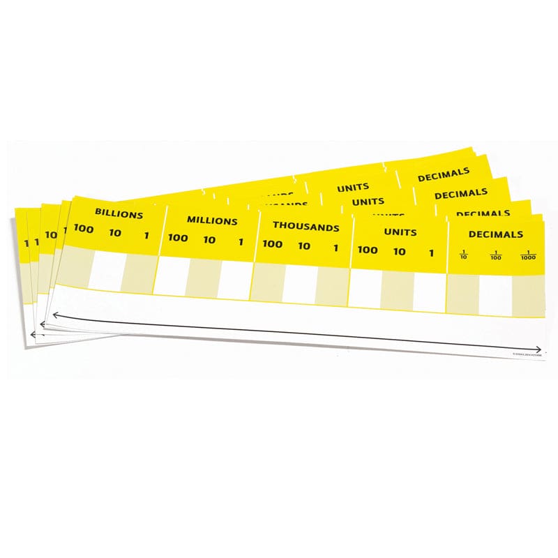 Desktop Place Value Cards (Pack of 2) - Place Value - Didax