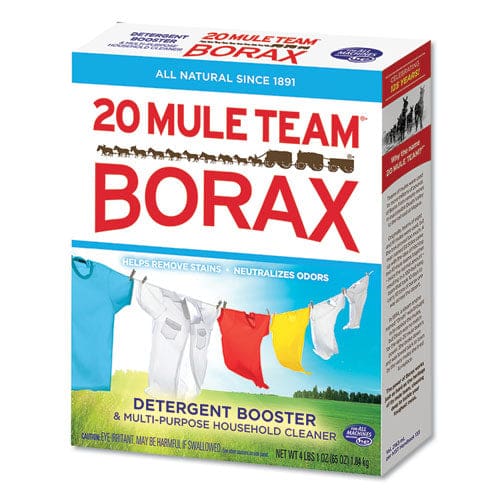Dial 20 Mule Team Borax Laundry Booster Powder 4 Lb Box 6 Boxes/carton - Janitorial & Sanitation - Dial®