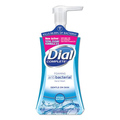 Dial Antibacterial Foaming Hand Wash Spring Water 7.5 Oz 8/carton - Janitorial & Sanitation - Dial®