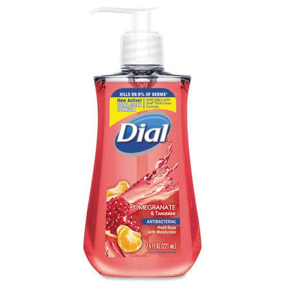 Dial Antibacterial Liquid Soap Pomegranate And Tangerine 7.5 Oz Pump Bottle 12/carton - Janitorial & Sanitation - Dial®