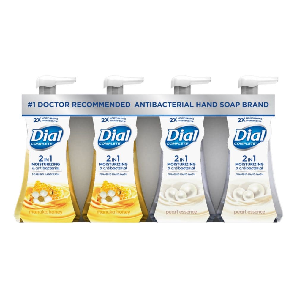 Dial Complete Foaming Hand Wash Variety Pack (7.5 fl. oz. 4 pk.) - Hand Soap - Dial Complete