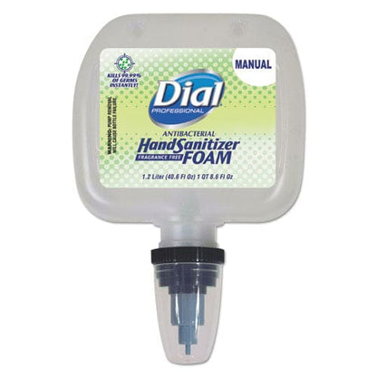Dial Professional Antibacterial Foam Hand Sanitizer 1.2 L Refill Fragrance-free 3/carton - Janitorial & Sanitation - Dial® Professional