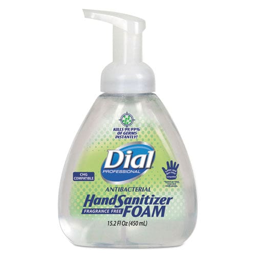 Dial Professional Antibacterial Foam Hand Sanitizer 15.2 Oz Pump Bottle Fragrance-free - Janitorial & Sanitation - Dial® Professional