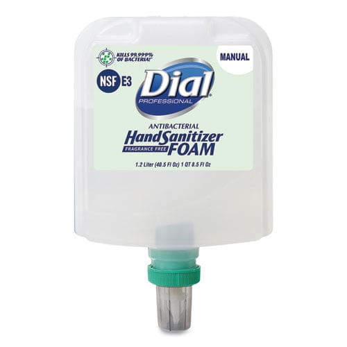 Dial Professional Antibacterial Foaming Hand Sanitizer Refill For Dial 1700 Dispenser 1.2 L Refill Fragrance-free 3/carton - Janitorial &