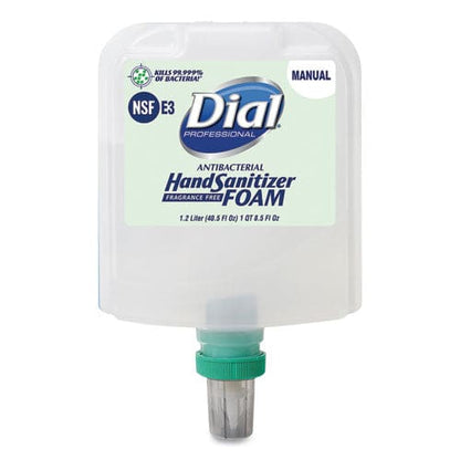 Dial Professional Antibacterial Foaming Hand Sanitizer Refill For Dial 1700 Dispenser 1.2 L Refill Fragrance-free 3/carton - Janitorial &