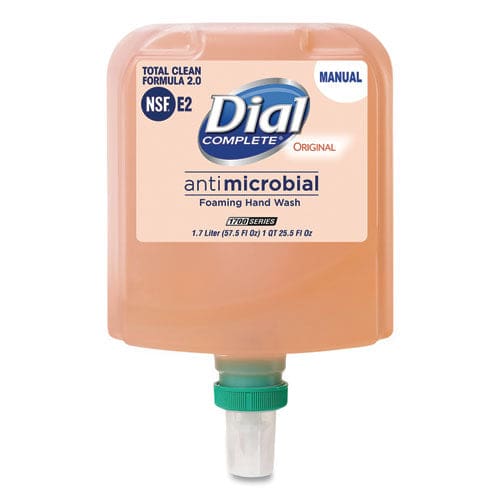 Dial Professional Antibacterial Foaming Hand Wash Refill For Dial 1700 Dispenser Original 1.7 L 3/carton - Janitorial & Sanitation - Dial®
