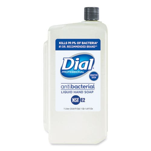 Dial Professional Antibacterial Liquid Hand Soap For Sensitive Skin Refill For 1 L Liquid Dispenser Floral 1 L 8/carton - Janitorial &