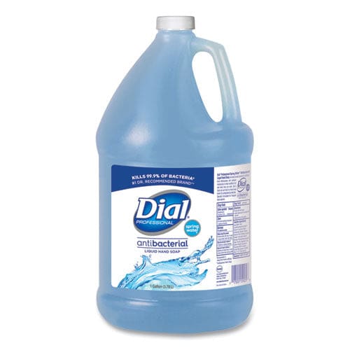 Dial Professional Antibacterial Liquid Hand Soap Spring Water 1 Gal 4/carton - Janitorial & Sanitation - Dial® Professional