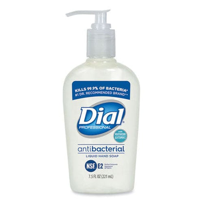 Dial Professional Antibacterial Liquid Hand Soap With Moisturizers Pleasant 7.5 Oz Pump 12/carton - Janitorial & Sanitation - Dial®