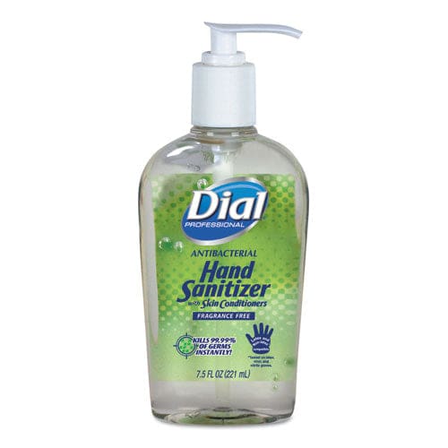 Dial Professional Antibacterial With Moisturizers Gel Hand Sanitizer 16 Oz Pump Bottle Fragrance-free 8/carton - Janitorial & Sanitation -