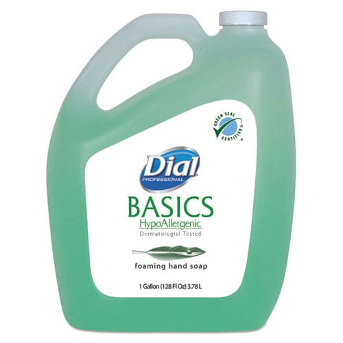 Dial Professional Basics Hypoallergenic Foaming Hand Wash Honeysuckle 1 Gal 4/carton - Janitorial & Sanitation - Dial® Professional