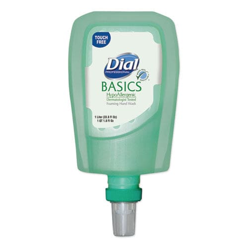 Dial Professional Basics Hypoallergenic Foaming Hand Wash Refill For Fit Touch Free Dispenser Honeysuckle 1 L - Janitorial & Sanitation -
