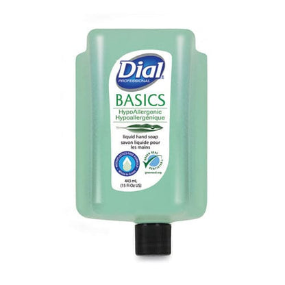 Dial Professional Basics Mp Free Liquid Hand Soap Unscented 15 Oz Refill Bottle 6/carton - Janitorial & Sanitation - Dial® Professional