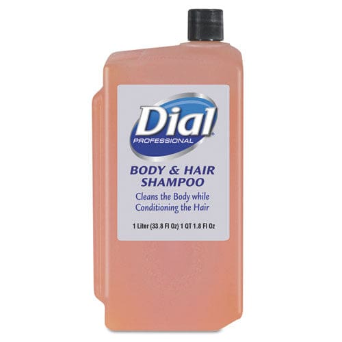 Dial Professional Hair + Body Wash Refill For 1 L Liquid Dispenser Neutral Scent 1 L 8/carton - Janitorial & Sanitation - Dial® Professional