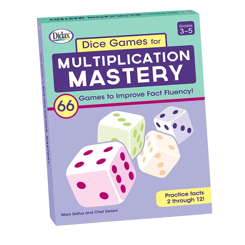 Dice Games For Multiplication Mastery - Math - Didax