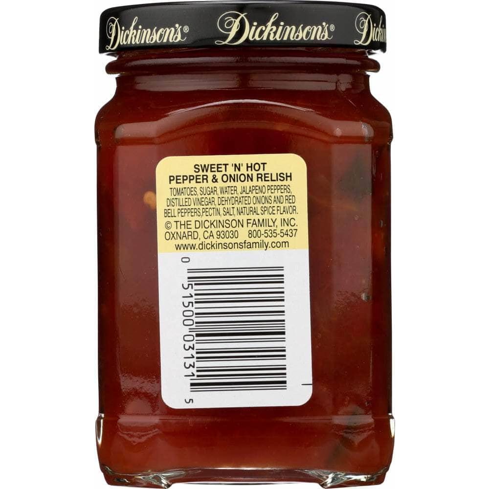 DICKINSONS Dickinson'S Premium Relish Sweet 'N Hot Pepper & Onion, 8.75 Oz