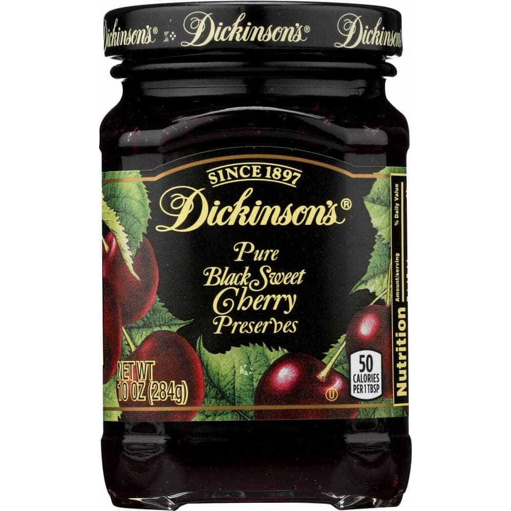 DICKINSONS DICKINSON'S Pure Black Sweet Cherry Preserves, 10 oz