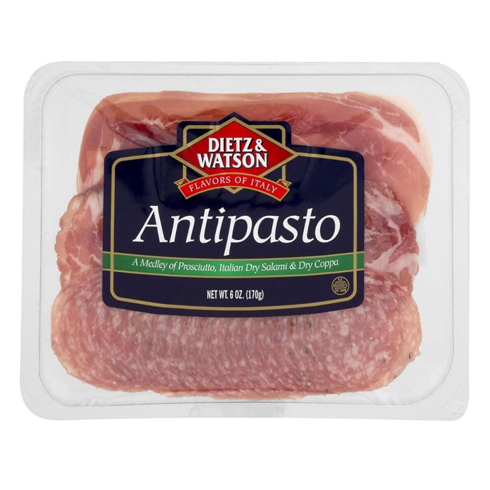 DIETZ AND WATSON: Antipasto Platter 6 oz - Grocery > Meal Ingredients > Meat Poultry Seafood Products - Dietz And Watson