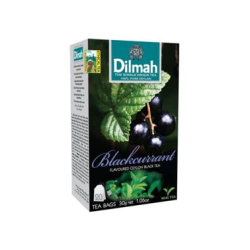 Dilmah Blackurrant Flavoured Ceylon Black Tea Bags 20 pcs. - Dilmah