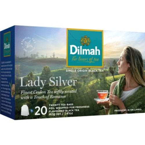 Dilmah Lady Silver Ceylon Black Tea 20 pcs. - Dilmah