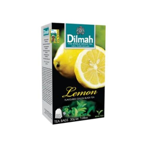 Dilmah Lemon Flavoured Ceylon Black Tea 20 pcs. - Dilmah