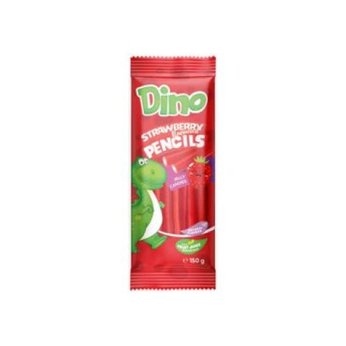 Dino Strawberry Flavor Gummy Pencils 5.29 oz (150 g) - Dino
