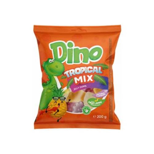Dino Tropical Fruit Flavor Gummies 7.05 oz (200 g) - Dino