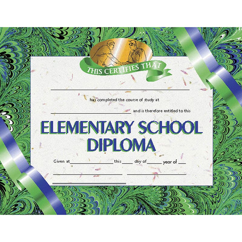 Diplomas Elementary School 30 Pk 8.5 X 11 (Pack of 8) - Certificates - Flipside