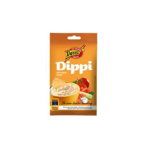 DIPPI GARLIX TAFFEL Garlic Flavor Chips Sauce 0.49 oz. (14 g.) - Taffel
