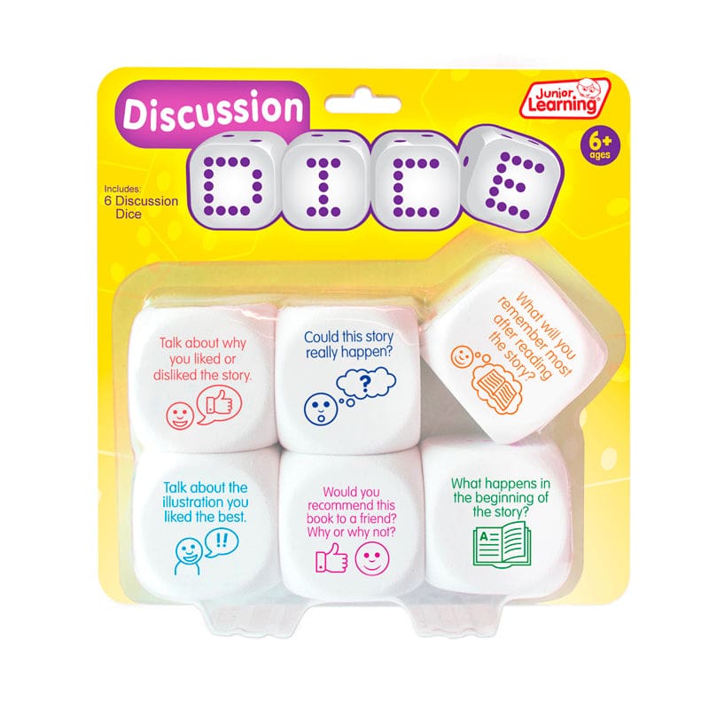 Discussion Dice (Pack of 3) - Classroom Management - Junior Learning
