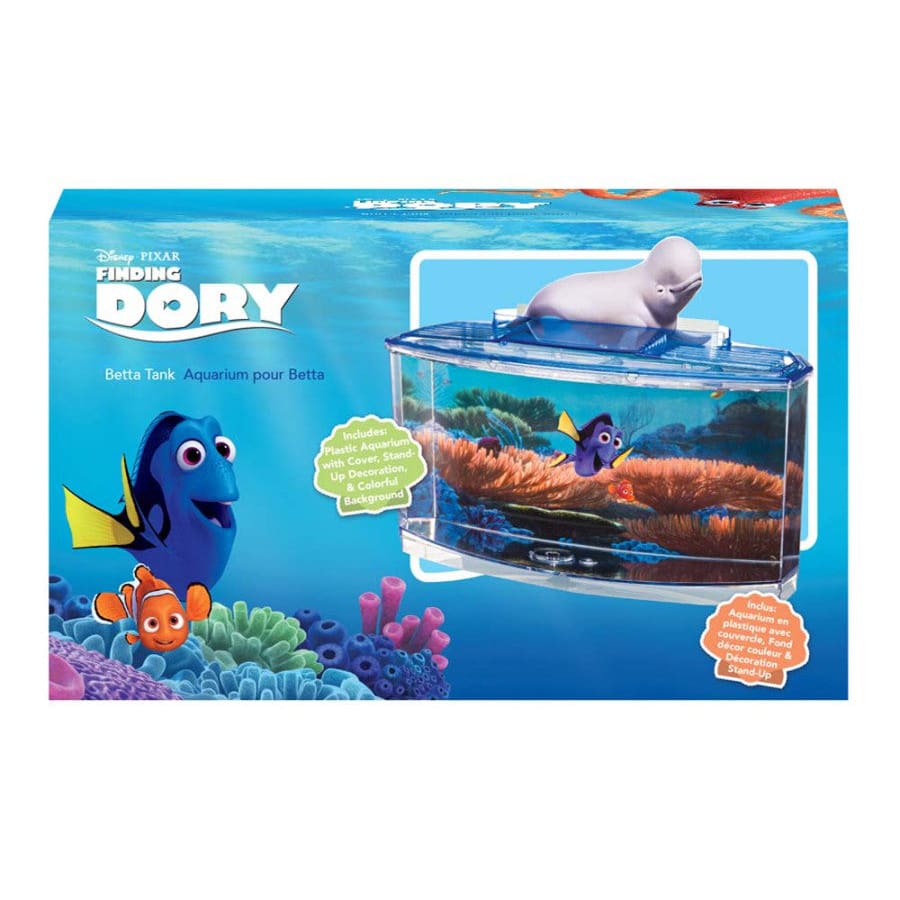 Disney Finding Dory Betta Tank Multi-Color 0.7 gal - Pet Supplies - Disney