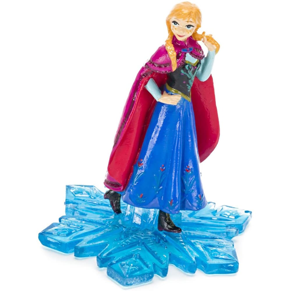 Disney Frozen Anna Resin Ornament Blue; Pink 2.5 in Mini - Pet Supplies - Disney