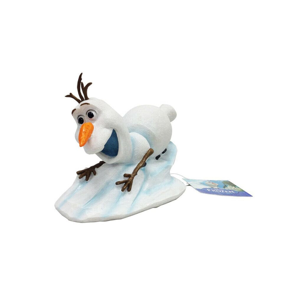 Disney Frozen Olaf Sliding Mini Resin Ornament Olaf Sliding Down White 1.75 in Mini - Pet Supplies - Disney