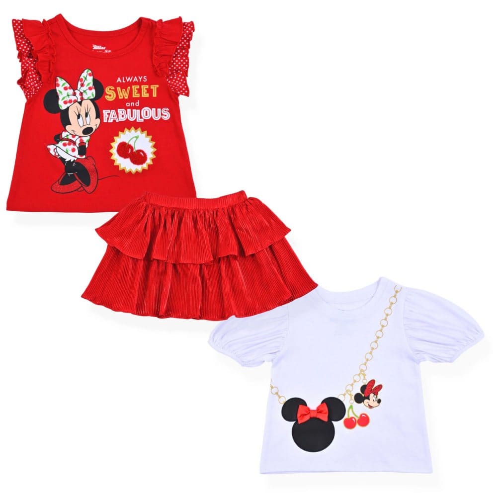 Disney Girls’ 3 Piece Skirt Set - Baby & Kids Clothing - Disney
