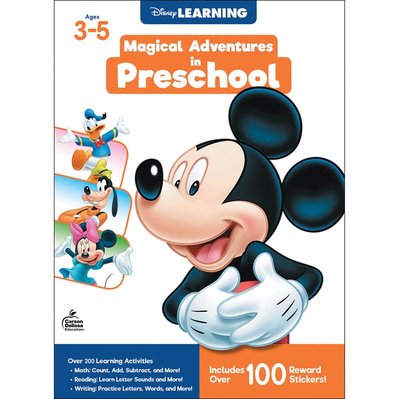 Disney Magical Adv In Preschool (Pack of 3) - Skill Builders - Carson Dellosa Education