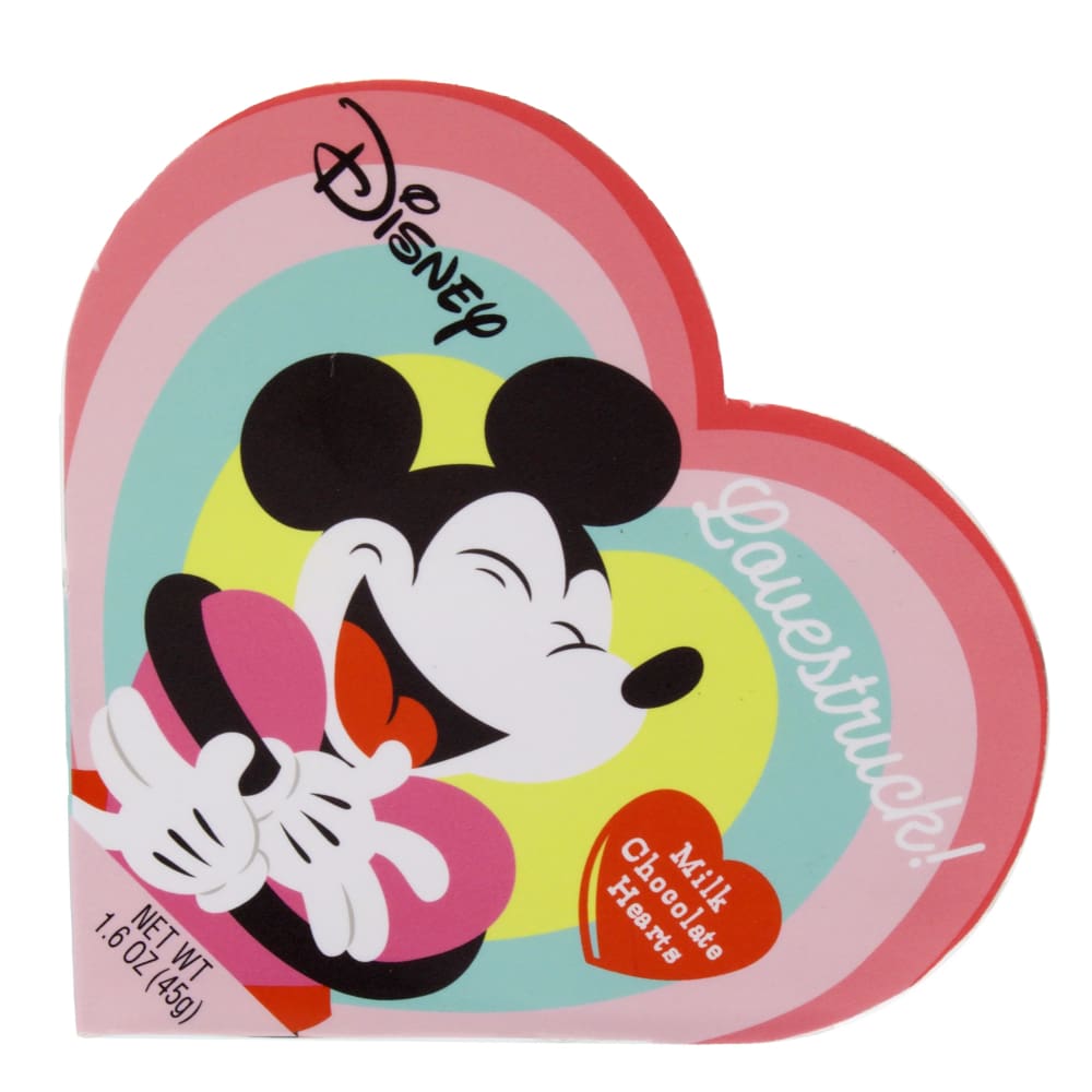 Disney Mickey & Minnie Milk Chocolate Heart Box 1.6 oz - Disney