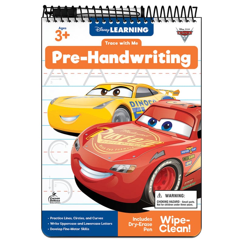 Disney Pixar Pre-Handwriting Trace With Me (Pack of 6) - Handwriting Skills - Carson Dellosa Education