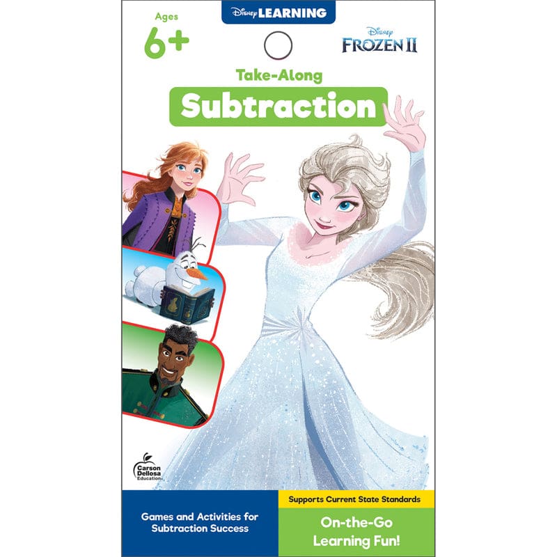 Disney Pixar Subtraction My Take- Along Tablet (Pack of 12) - Math - Carson Dellosa Education