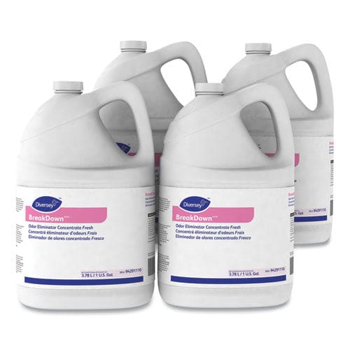 Diversey Breakdown Odor Eliminator Cherry Almond Scent Liquid 1 Gal Bottle 4/carton - Janitorial & Sanitation - Diversey™