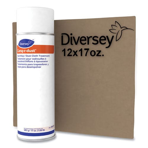 Diversey Conq-r-dust Dust Mop/dust Cloth Treatment Amine Scent 17 Oz Aerosol Spray 12/carton - Janitorial & Sanitation - Diversey™